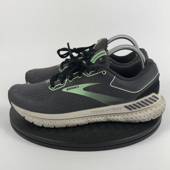 Brooks Transcend 8 Gray/Green Athletic Running Shoes 1203191B082 Women’s Size 9 - Picture 8 of 12